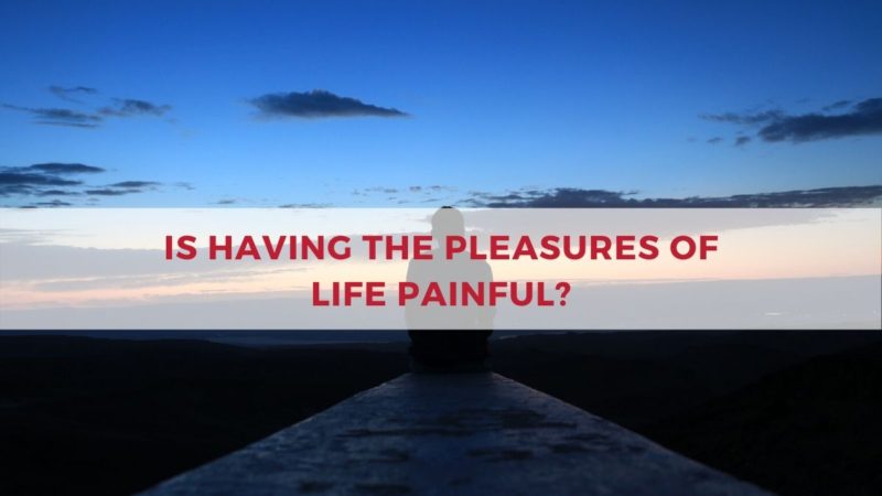 IS  HAVING  THE  PLEASURES OF  LIFE  PAINFUL?