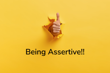 being assertive