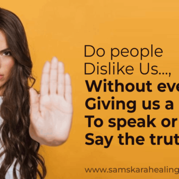 Do People Dislike Us.., Without Even Giving Us A Chance To Speak Or Even Say The Truth?